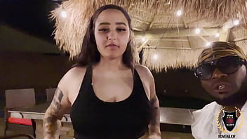 Preview 4 of Intervie Sex - Sexy Bartender Got Horny AF! Rome Major Fucks Indigo By The Cabana!