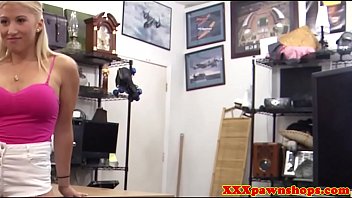 Preview 1 of Gay Threesome 69 - Flexible pawnshop babe sucks store manager