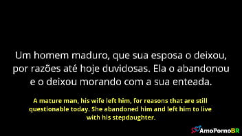 Preview 1 of Red Tiny Tits - Enteada percebeu que pau Padrasto fica mais duro com ela,  do que com sua ex-esposa - AmoPornoBR