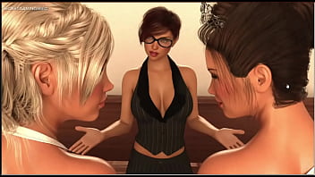 Preview 1 of Suck Dick Dry Glassess - MILF Breeder - Bride anal gang bang fucked by Futanari with Huge Cocks| Pervert MILF gagging cocks and gang banged - 3D Porn