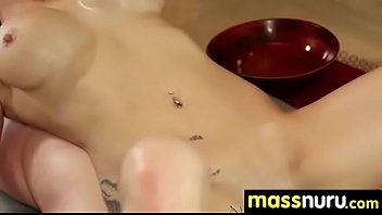 Preview 1 of Sticky Husband Porn Dee - His first Nuru Massage 2