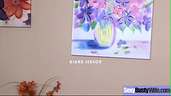 Preview 1 of Nganyar - (Alura Jenson) Sexy Busty Wife Love Hardcore Action Sex  movie-03