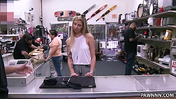 Preview 2 of Virgoun New - Gorgeous Blonde Chick Fucked at the Pawn shop - XXX Pawn