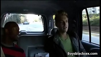 Preview 3 of Japanese Family Strapon - White Twink Suck Black Cock And Get Ass Fucke By Black Gay Dude 13