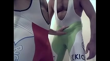 Preview 3 of Hard Core Fuck Mother - Worship each other bulges singlet
