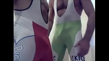Preview 1 of Hard Core Fuck Mother - Worship each other bulges singlet