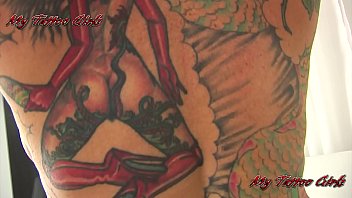 Preview 2 of Pakistan Army Girls Xxx Downlod - BlackwidowXXX Full Body tattoos view PRomo