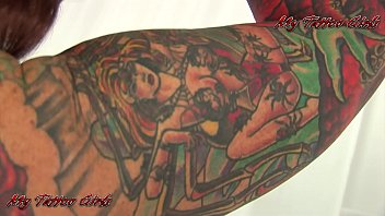 Preview 4 of Pakistan Army Girls Xxx Downlod - BlackwidowXXX Full Body tattoos view PRomo