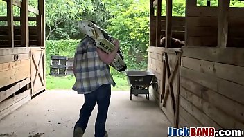 Preview 2 of Latina Sister And Family - Muscly gay jocks having anal pounding outdoors