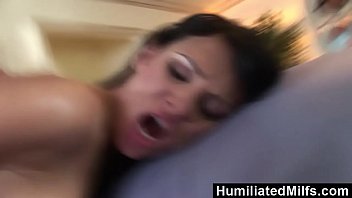 Preview 2 of Genie Is Bi - HumiliatedMilfs - Real Rough Fucking Between Victoria Sin &amp_ James Deen