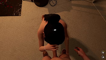 Preview 4 of Habshe Ka Sub Sy Lanba Lun Vedo - So cute when she eat my cum - House Party Game - Amy