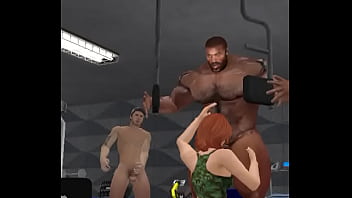 Preview 1 of Low Key Church Sluts - lucky gym babe gets fucked by handsome hunk duane brown