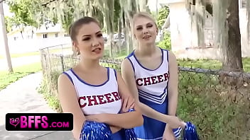 Preview 1 of Getting Mani - Cheerleaders sharing coaches hard cock