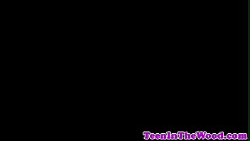 Preview 1 of Youthful Slender - Busty teen roughfucked after deepthroating