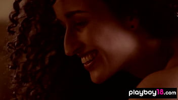 Preview 4 of Xnxxx Zulu - Petite Hungarian beauty Luca Miklosi presenting her hairy pussy for Playboy
