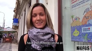 Preview 1 of Hot Pussy Cute Girl - Boning Off The b. Path video starring (Blanka Grain) - Mofos.com