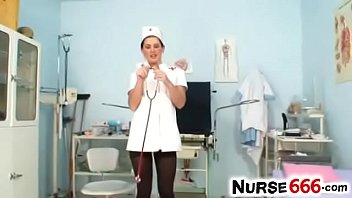 Preview 1 of Real First Vegina Fuck - Beautiful Czech nurse Rihanna Samuel gynochair games