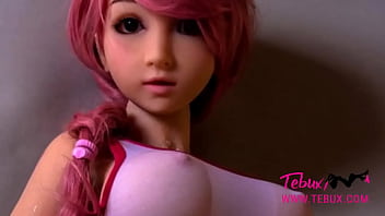 Preview 4 of Fucking While Baby - Pink dyed with really nice pussy petite sex doll