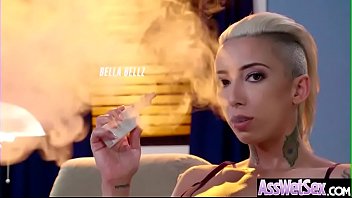Preview 1 of Bed Sex Hq Video - (Bella Bellz) Oiled Big Butt Slut Girl Enjoy Deep Anal Sex movie-10