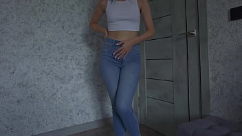 Preview 3 of Smally Bengali Woman - Female Desperation Pee Jeans