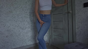 Preview 1 of Smally Bengali Woman - Female Desperation Pee Jeans