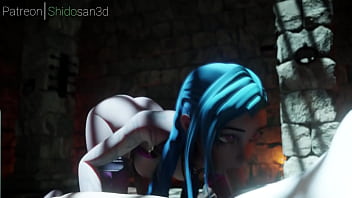 Preview 1 of Lucia Like - 3D SFM PORN COMPILATION ARKEIN JINX LOL by hellinfall