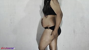 Preview 3 of Old Man Blackmail Teen - BLACK LINGERIE PART 1 - CROSSDRESSING BY SOLO INDIAN TRANS