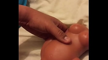 Preview 1 of Human Toilet Paper - metiendo mi verga en una vagina de juguete apretadita