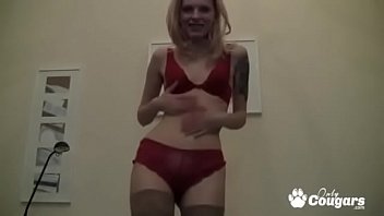 Preview 2 of Alie Haze Xxx Videos - Skinny Euro Teen Victoria Masturbating In Stockings