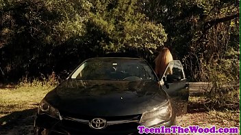 Preview 1 of I Have Hubby - Stranded teenie gags on cock and tastes jizz