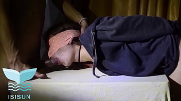 Preview 3 of Rahsma Sex - Argentine girl in a yellow t-shirt is fucked by her stepfather when he sees her masturbating