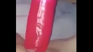 Preview 1 of Sunny Leone Red Sofa - dildo