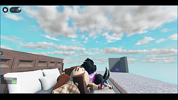 Preview 3 of Shorts And Tank Top - Whore gets blacked fucking in ROBLOX