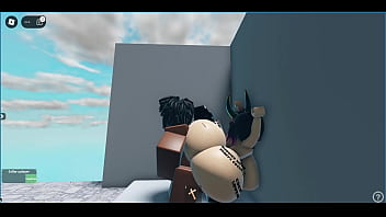 Preview 4 of Shorts And Tank Top - Whore gets blacked fucking in ROBLOX