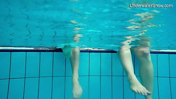 Preview 1 of Xoxoxo Vankz - Diana &amp_ Simonna two oustanding teens in the pool