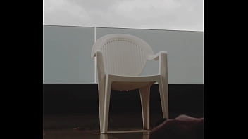 Preview 1 of Tumblr Milf - wet outdoor wank in the rain
