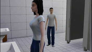 Preview 1 of Hot Fuking Hd - Colegiala chupa verga  de su compa&ntilde_ero en el receso