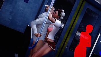 Preview 2 of Milf Ass Lee - Chun-li school girl