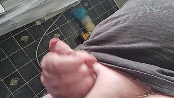 Preview 1 of Blooded Sexx - Jerking off in the bathroom till i cum