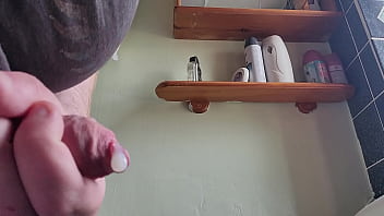 Preview 4 of Blooded Sexx - Jerking off in the bathroom till i cum