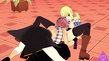 Preview 3 of Saps Caerm - Lucy Natsu Fairy Tail hentai videos  blowjob handjob horny and cumshot gameplay porn uncensored... Thereal3dstories..