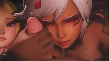 Preview 2 of Q Bn - Link Gets Blowjob From Zelda and Dark Elf- Hentaiflex.com