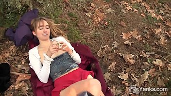 Preview 4 of Devon Captor - Yanks Girl Chloe Randall Masturbating Outdoors