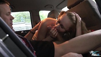 Preview 2 of Desi Rough Fuck Vidios - Hardcore action with hot busty blonde in car