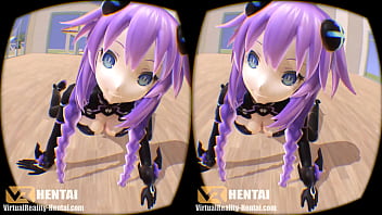 Preview 2 of Porno Nen Sex - Hyperdimension Neptunia - Purple Heart in 3D SBS