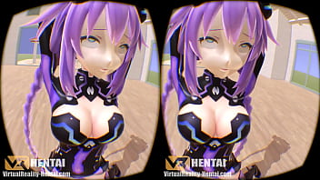 Preview 1 of Porno Nen Sex - Hyperdimension Neptunia - Purple Heart in 3D SBS