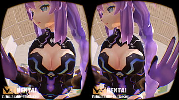 Preview 4 of Porno Nen Sex - Hyperdimension Neptunia - Purple Heart in 3D SBS