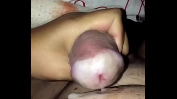 Preview 4 of Automen Jasper - the helping handjob from my wife meiner frau in slowmotion