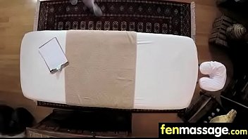 Preview 1 of Analy Spa Girl - Gorgeous masseuse explores the body of a sexy lesbian beauty 21