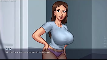 Preview 1 of Lesbian Tied Mom - Busty MILF stepmom Debbie takes care of her Horny Tenant| Perfect Massive Natural Boobs| Summertime Saga 3D Game Part 01
